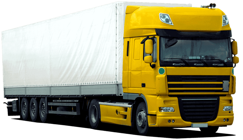 Ein Truck einer Spedition die mit Saloodo! kooperiert.