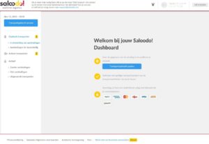 Screenshot of the Saloodo! digital platform in durch language