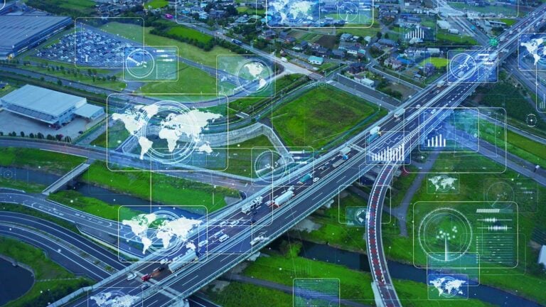 Wie die digitale Transformation die Nachhaltigkeit in der Logistik fördert, Verkehrskonzept für grüne Logistik