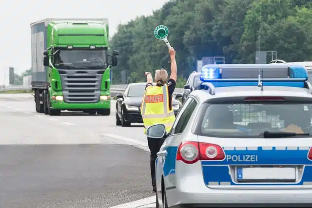 Polizei Kontrolle