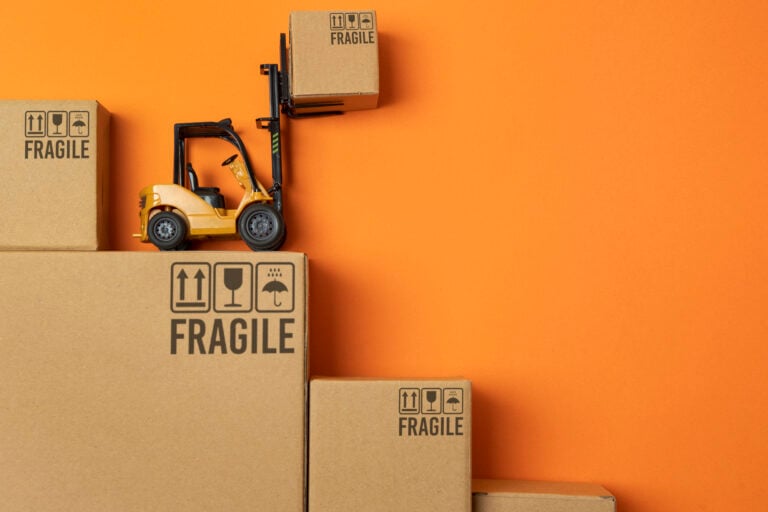 Geschäftskonzept Logistik